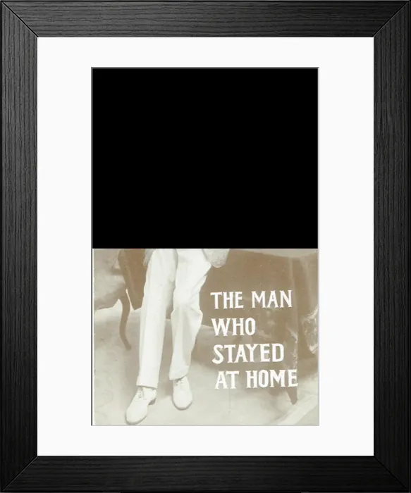 Framed Print : The Man Who Stayed At Home by Lechmere Worrall and J Terry Framed Print : The Man Who Stayed At Home by Lechmere Worrall and J Terry
