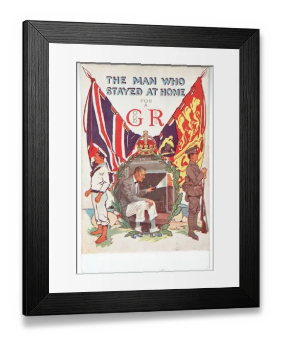 Framed Print : The Man Who Stayed At Home by Lechmere Worrall and J Terry
