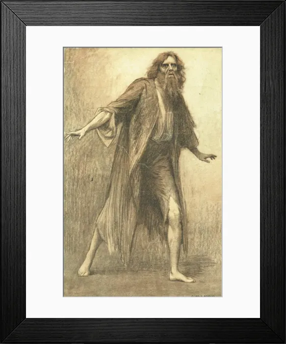 Framed Print : The Man Who Was dramatised by F Kinsley Peile Framed Print : The Man Who Was dramatised by F Kinsley Peile