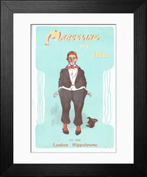 Framed Print : Marceline. Promotional postcard for Marceline Framed Print : Marceline. Promotional postcard for Marceline