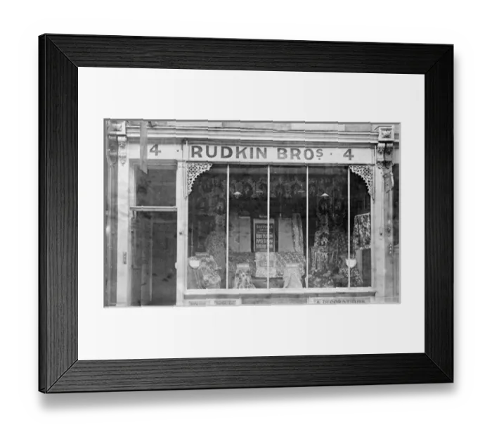 Framed Print : Rudkin Bros, 4 Paddington Street, London W1 Framed Print : Rudkin Bros, 4 Paddington Street, London W1