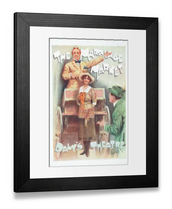 Framed Print : The Marriage Market by Gladys Unger Framed Print : The Marriage Market by Gladys Unger