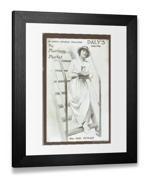 Framed Print : The Marriage Market by Gladys Unger Framed Print : The Marriage Market by Gladys Unger