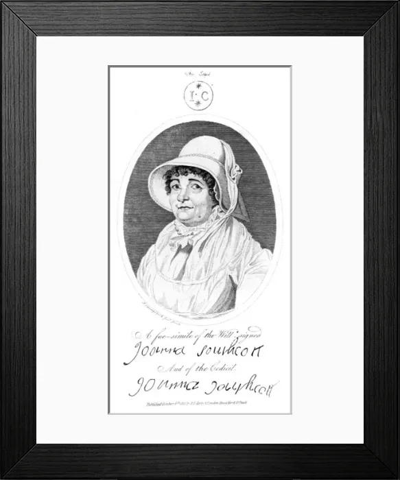 Framed Print : Joanna Southcott - prophetess Framed Print : Joanna Southcott - prophetess
