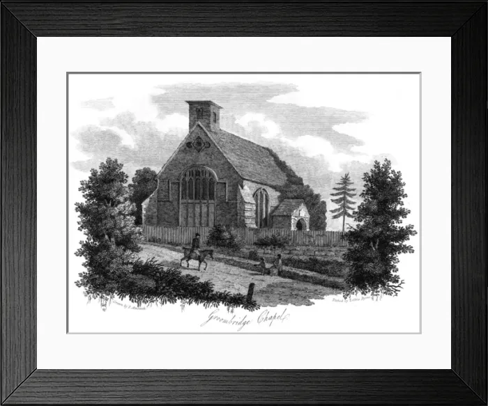 Framed Print : Groombridge Chapel, Tunbridge Wells, Kent Framed Print : Groombridge Chapel, Tunbridge Wells, Kent