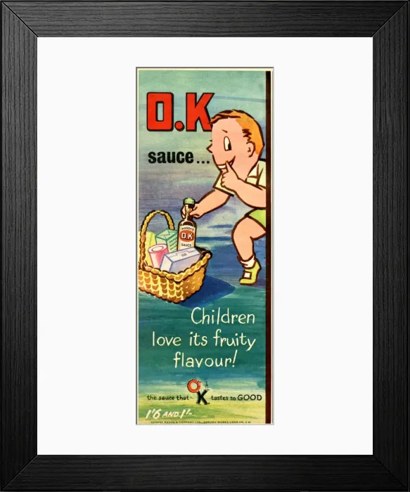 Framed Print : Advertisement, Masons OK Sauce Framed Print : Advertisement, Masons OK Sauce