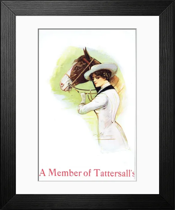 Framed Print : A Member of Tattersalls by Hs Browning Framed Print : A Member of Tattersalls by Hs Browning