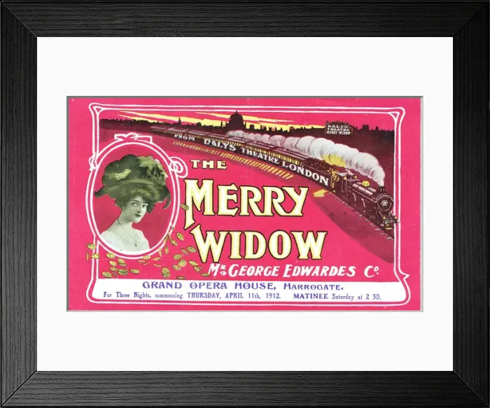 Framed Print : The Merry Widow by Edward Morton Framed Print : The Merry Widow by Edward Morton