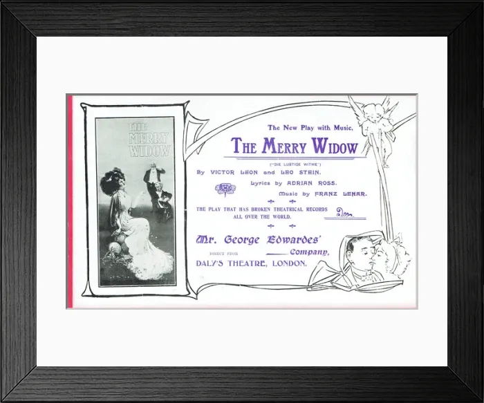 Framed Print : The Merry Widow by Edward Morton Framed Print : The Merry Widow by Edward Morton