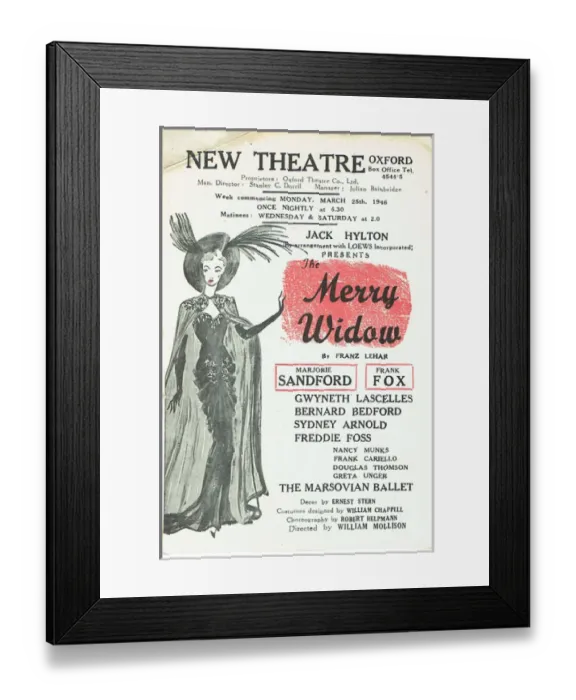 Framed Print : The Merry Widow by Edward Morton Framed Print : The Merry Widow by Edward Morton