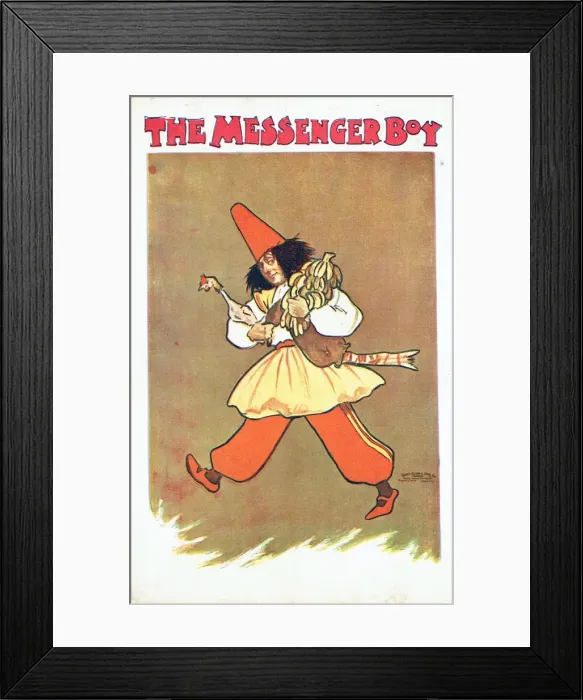 Framed Print : The Messenger Boy by James T Tanner and Alfred Murray Framed Print : The Messenger Boy by James T Tanner and Alfred Murray
