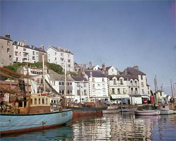 Scene in Brixham Harbour, Devon