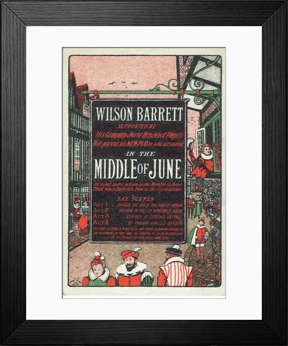 Framed Print : In The Middle of June by Wilson Barrett Framed Print : In The Middle of June by Wilson Barrett