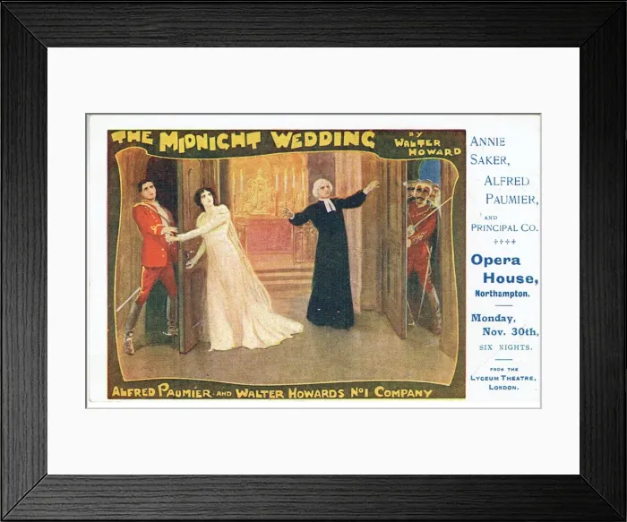 Framed Print : The Midnight Wedding by Walter Howard Framed Print : The Midnight Wedding by Walter Howard