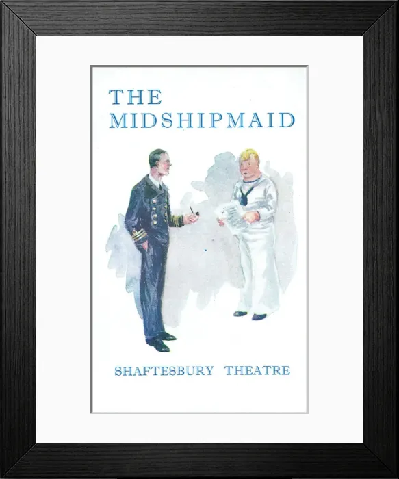 Framed Print : The Midshipmaid by Ian Hay and Stephen King-Hall Framed Print : The Midshipmaid by Ian Hay and Stephen King-Hall