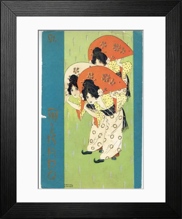 Framed Print : The Mikado by Ws Gilbert and Arthur Sullivan Framed Print : The Mikado by Ws Gilbert and Arthur Sullivan