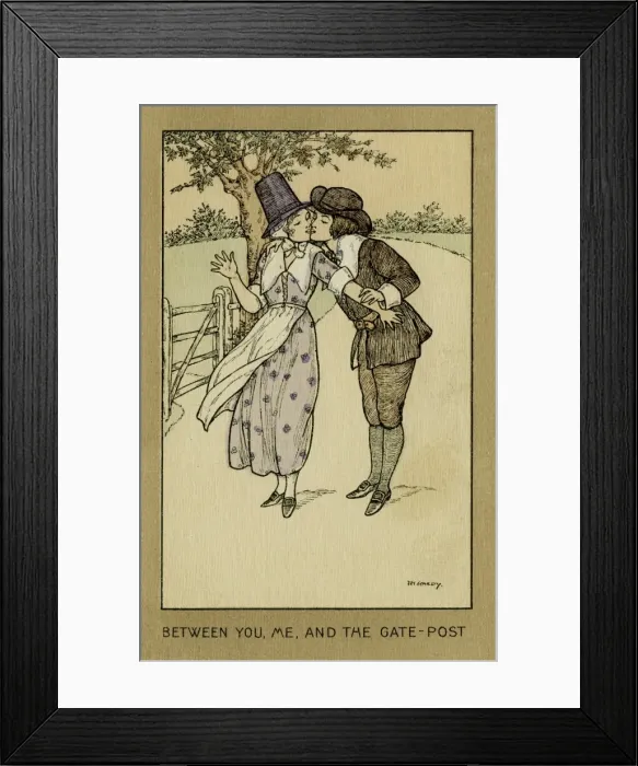 Framed Print : Between you me & the gate-post Framed Print : Between you me & the gate-post