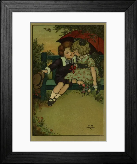 Framed Print : Childhood romance Framed Print : Childhood romance