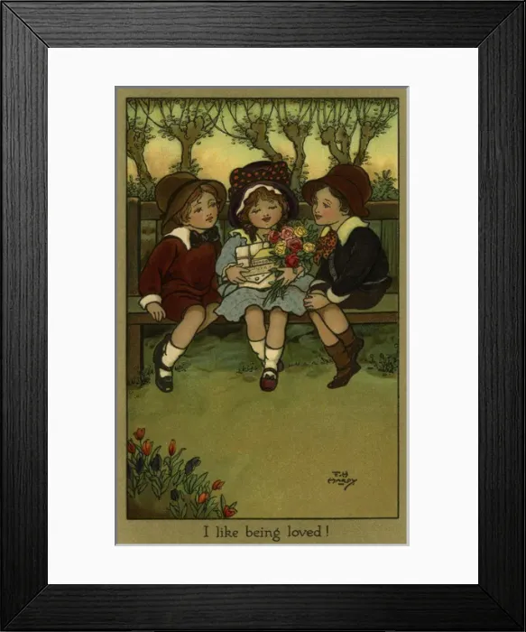 Framed Print : I like being loved Framed Print : I like being loved