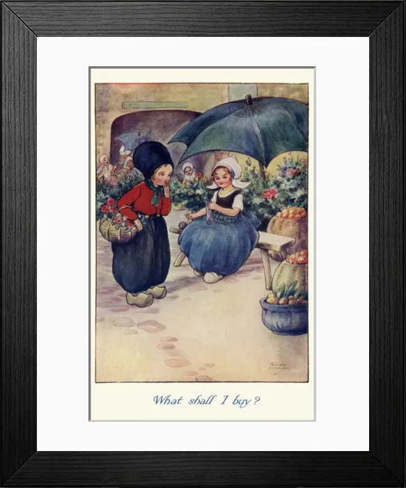 Framed Print : What shall I buy? Framed Print : What shall I buy?