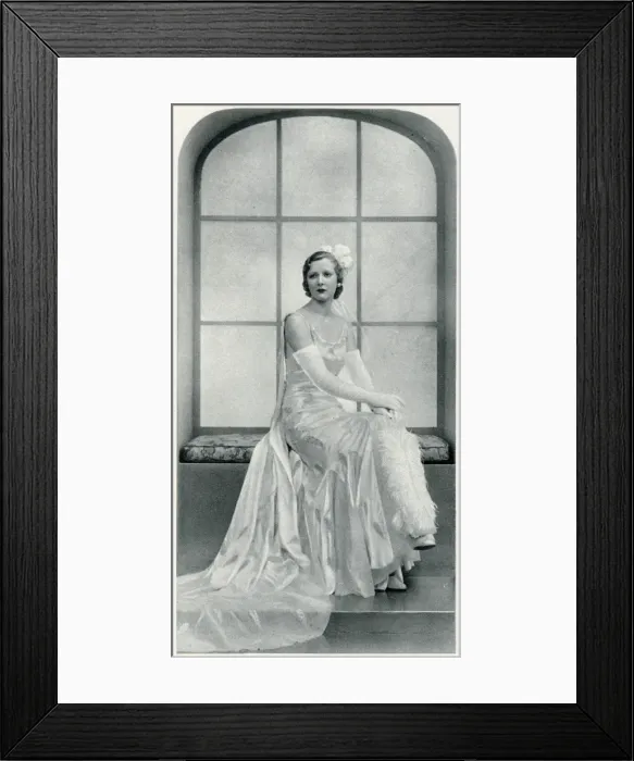 Framed Print : Majesties Courts gowns 1933 Framed Print : Majesties Courts gowns 1933