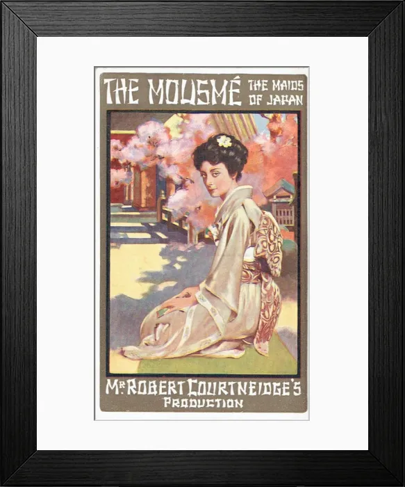 Framed Print : The Mousme The Maids Of Japan by Robert Courtneidge Framed Print : The Mousme The Maids Of Japan by Robert Courtneidge
