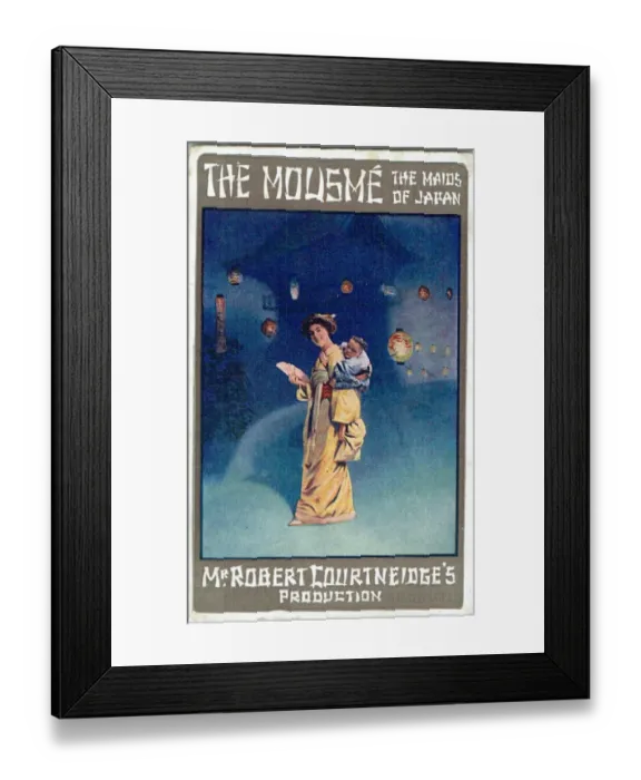 Framed Print : The Mousme The Maids Of Japan by Robert Courtneidge Framed Print : The Mousme The Maids Of Japan by Robert Courtneidge