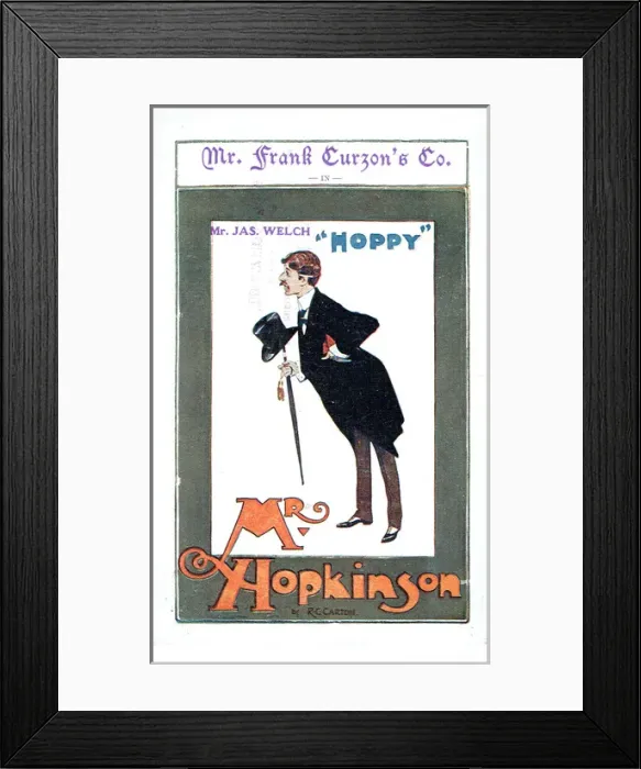 Framed Print : Mr Hopkinson by R C Carton Framed Print : Mr Hopkinson by R C Carton