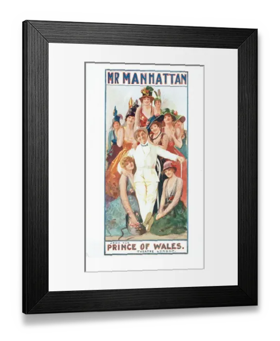 Framed Print : Mr Manhattan by Fred Thompson and C H Bovill Framed Print : Mr Manhattan by Fred Thompson and C H Bovill