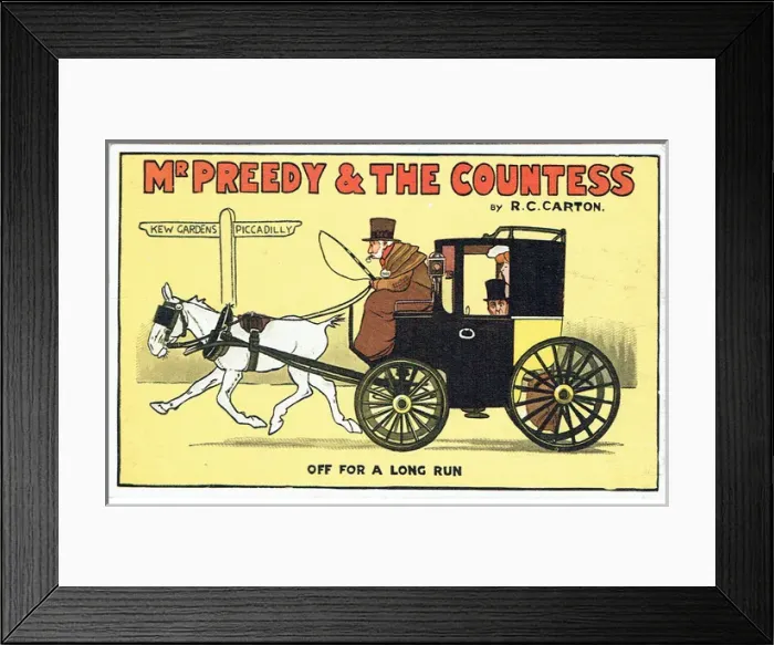 Framed Print : Mr Preedy and the Countess by R C Carton Framed Print : Mr Preedy and the Countess by R C Carton