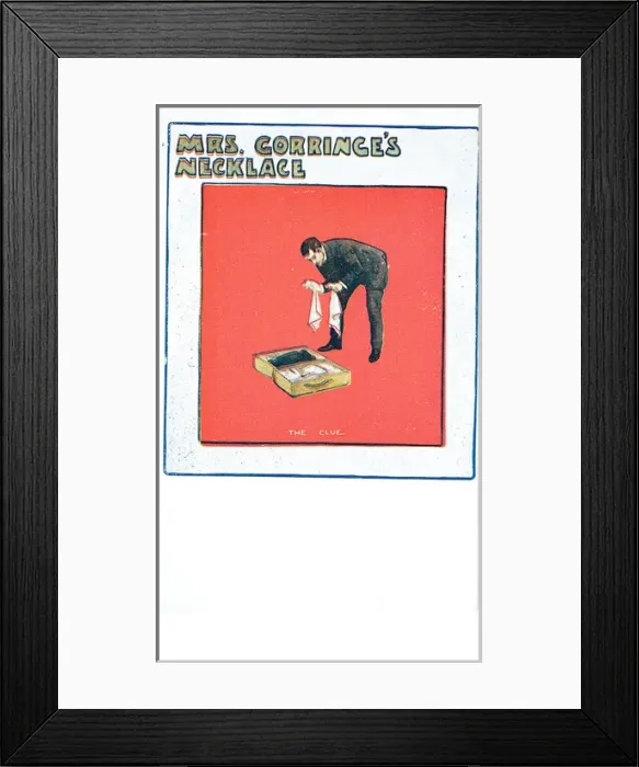 Framed Print : Mrs Gorringes Necklace by Hubert Henry Davies Framed Print : Mrs Gorringes Necklace by Hubert Henry Davies