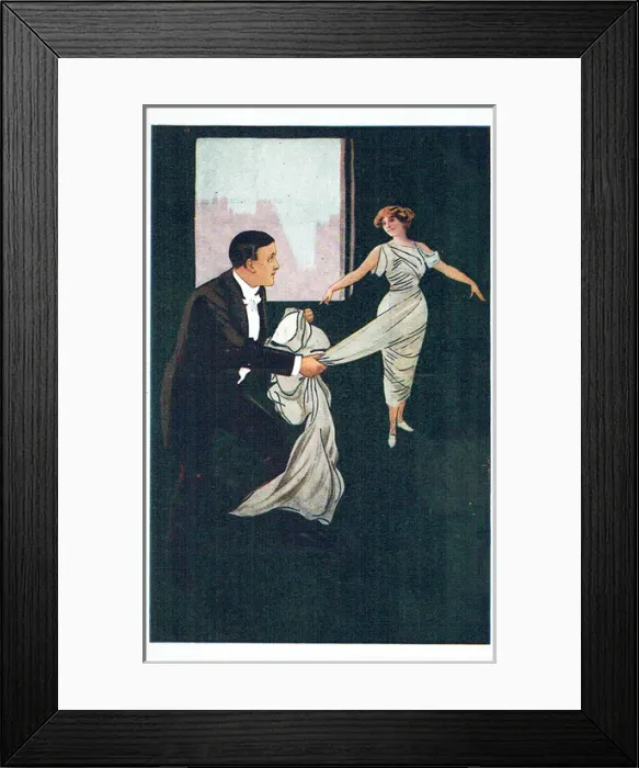 Framed Print : Mrs Ponderburys Past by Sir Francis Burnand Framed Print : Mrs Ponderburys Past by Sir Francis Burnand
