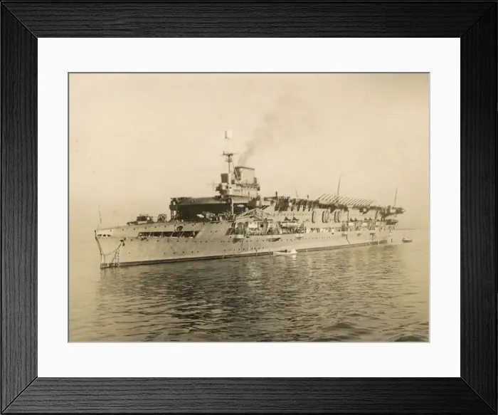 Framed Print : Early Aircraft Carrier - HMS Furious Framed Print : Early Aircraft Carrier - HMS Furious