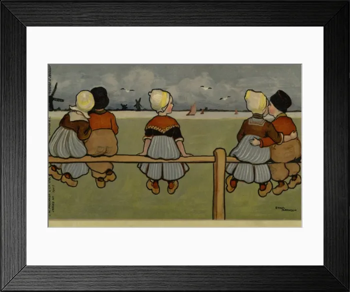 Framed Print : Dutch children Framed Print : Dutch children