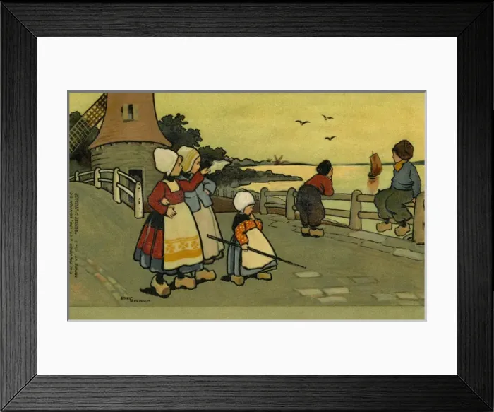 Framed Print : Dutch children Framed Print : Dutch children