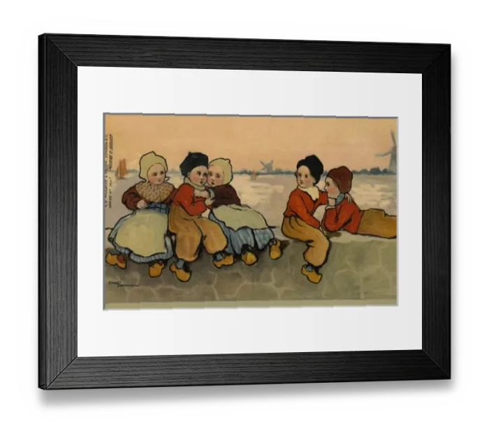 Framed Print : Dutch children Framed Print : Dutch children