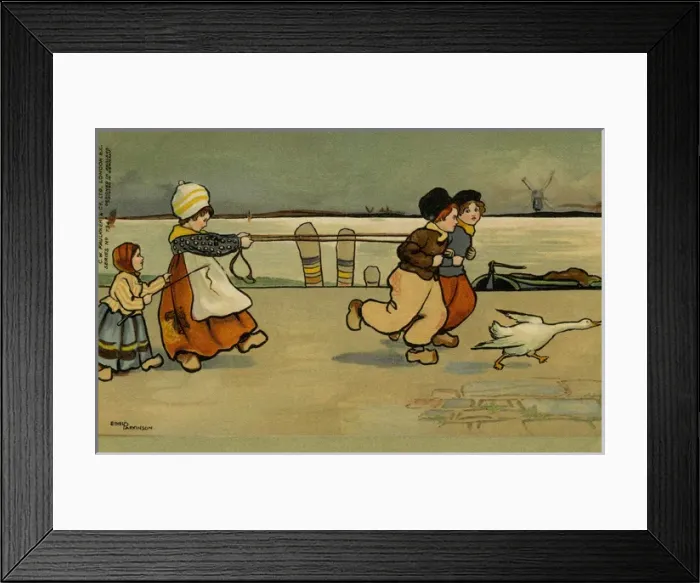 Framed Print : Dutch children Framed Print : Dutch children