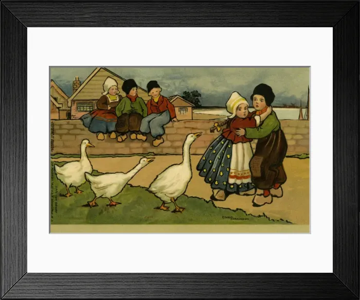 Framed Print : Dutch children Framed Print : Dutch children