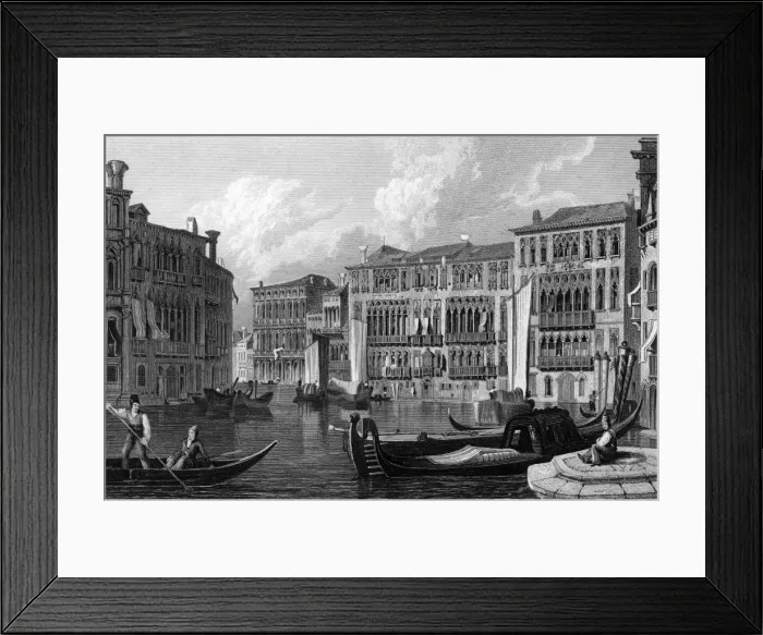 Framed Print : Foscari Palace - Grand Canal, Venice, Italy Framed Print : Foscari Palace - Grand Canal, Venice, Italy