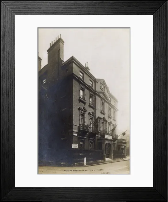 Framed Print : St. Marys Russian Hospital for British Officers, Mayfair Framed Print : St. Marys Russian Hospital for British Officers, Mayfair