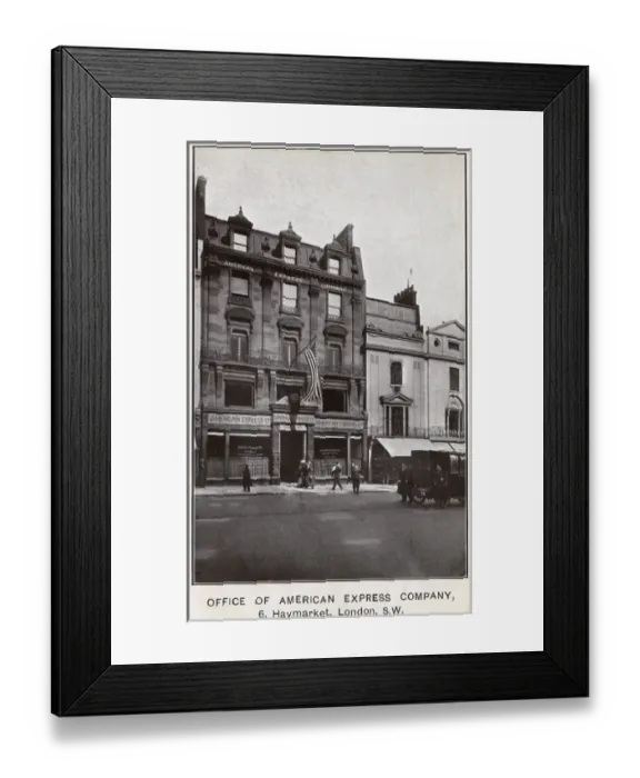 Framed Print : Office of American Express Company - 6 Haymarket, London Framed Print : Office of American Express Company - 6 Haymarket, London
