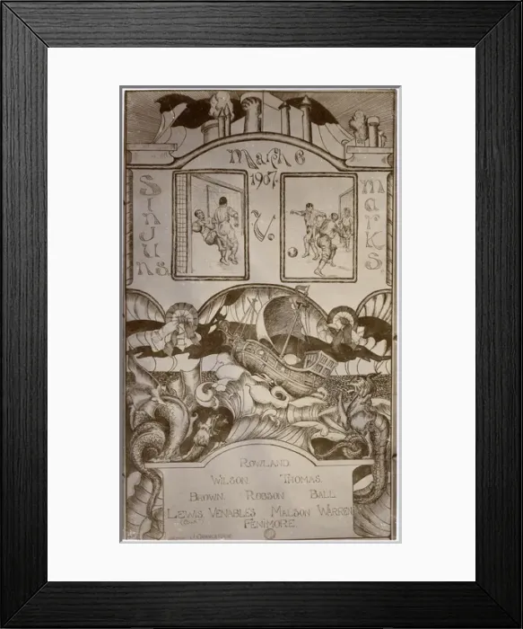 Framed Print : Match between St. Johns, Battersea and St. Marks, Chelsea Framed Print : Match between St. Johns, Battersea and St. Marks, Chelsea