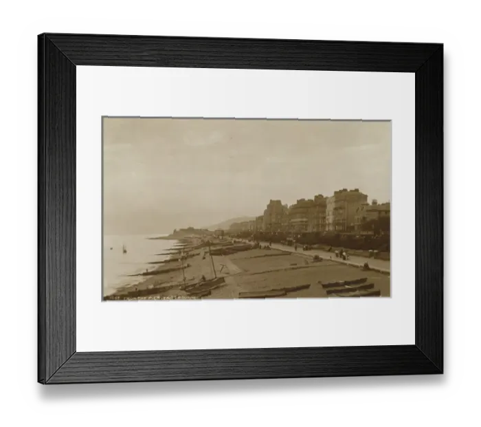 Framed Print : Eastbourne, East Sussex - View of the beach from the Pier Framed Print : Eastbourne, East Sussex - View of the beach from the Pier