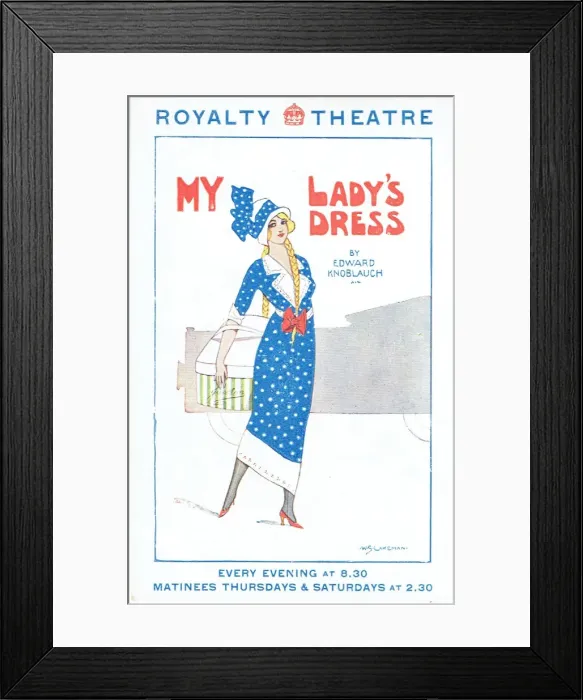 Framed Print : My Ladys Dress by Edward Knoblauch