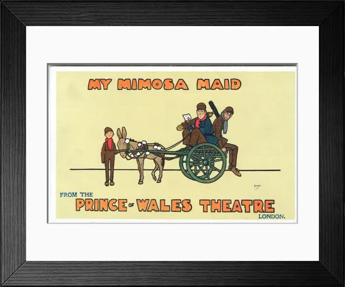 Framed Print : My Mimosa Maid by Paul A Rubens and Austen Hurgon Framed Print : My Mimosa Maid by Paul A Rubens and Austen Hurgon