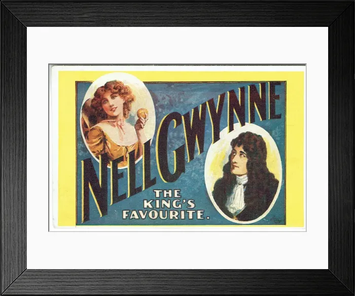 Framed Print : Nell Gwynne, The Kings Favourite by A Shirley & B Landeck Framed Print : Nell Gwynne, The Kings Favourite by A Shirley & B Landeck