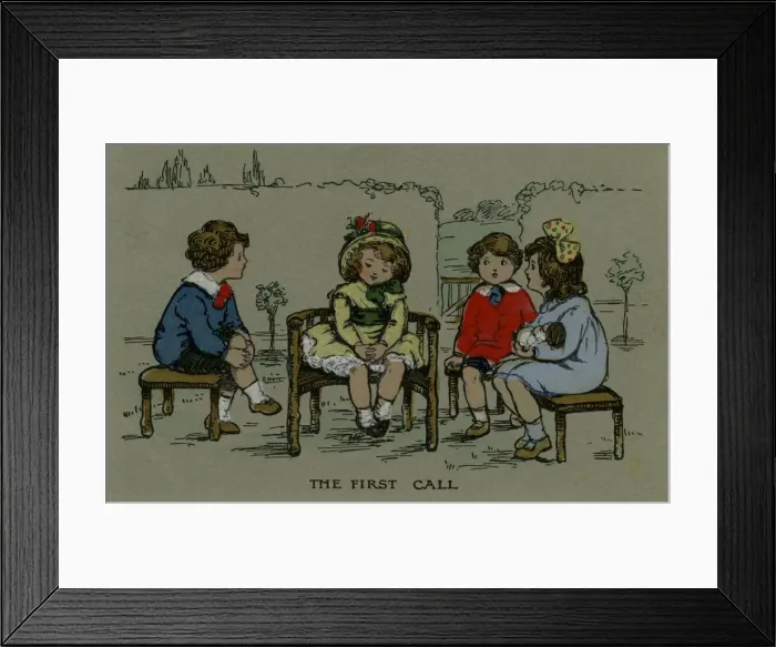 Framed Print : The first call Framed Print : The first call
