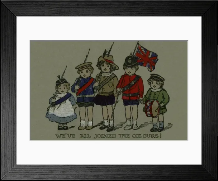 Framed Print : We ve all joined the colours Framed Print : We ve all joined the colours