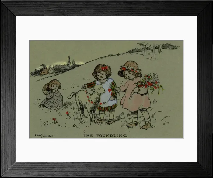 Framed Print : The foundling Framed Print : The foundling