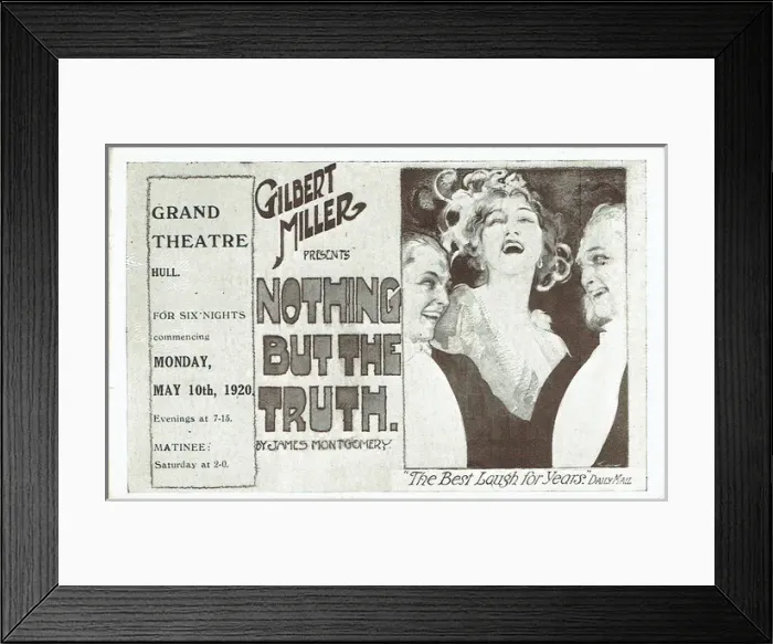 Framed Print : Nothing But The Truth by James Montgomery Framed Print : Nothing But The Truth by James Montgomery